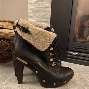 BCBGeneration platform lace up boot